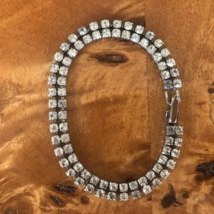 Vintage rhinestone tennis bracelet circa 1950’s.
